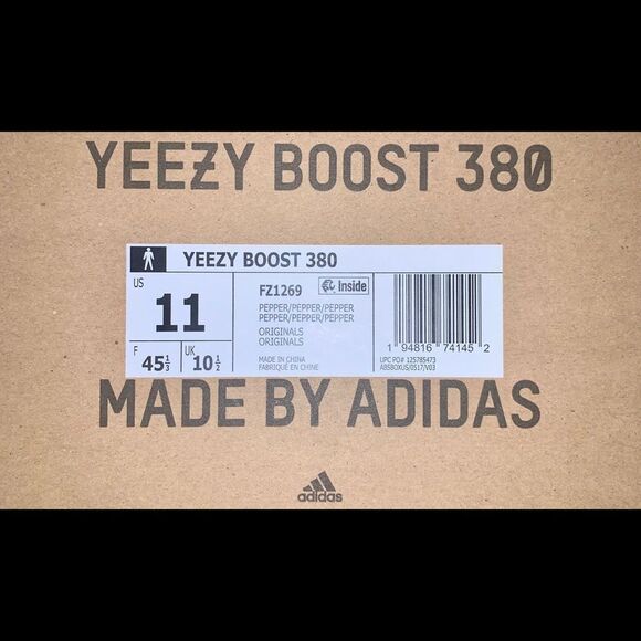 Yeezy Boost 380 in the Pepper Color way